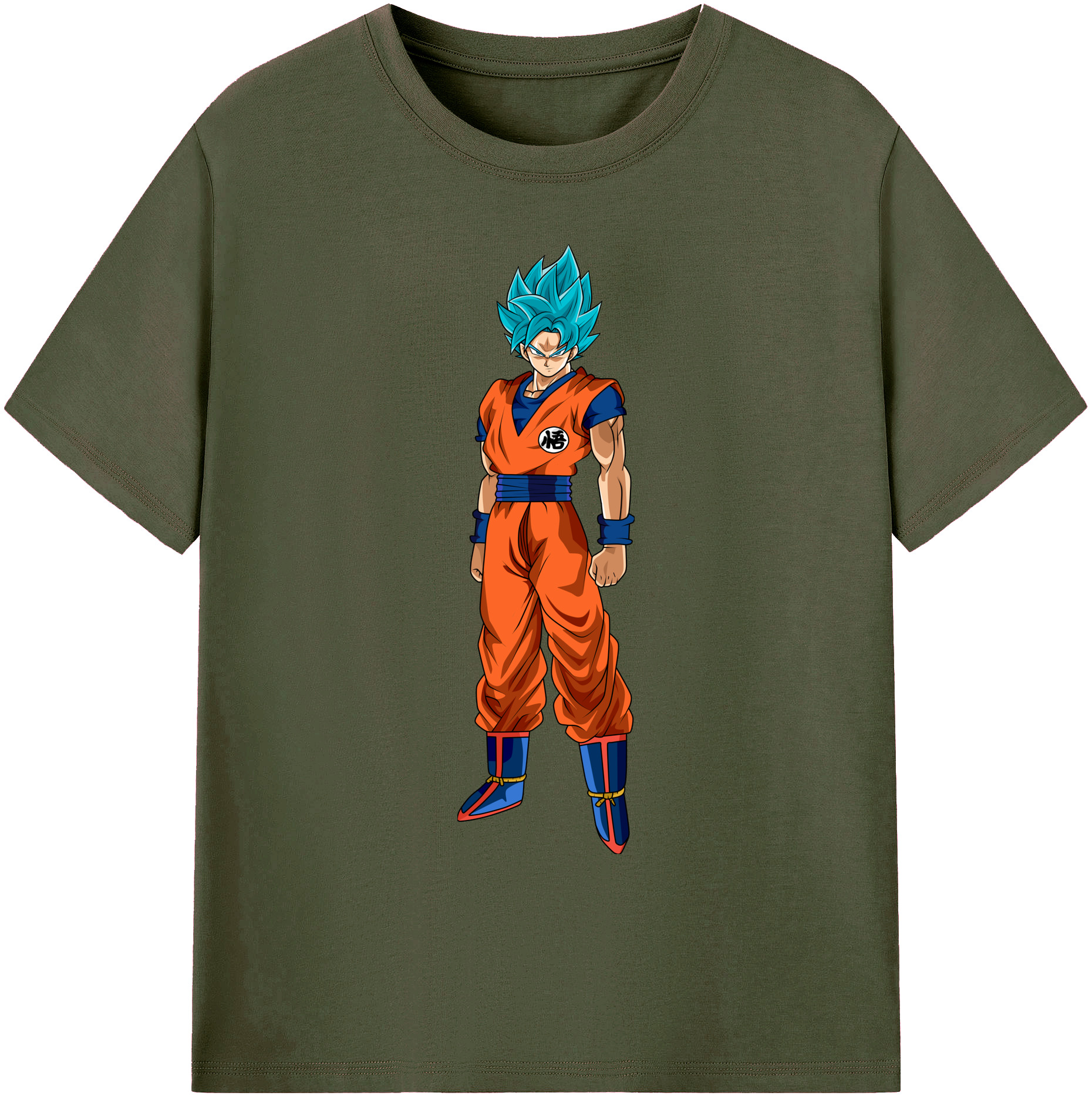 （画像用） ドラゴンボール 孫悟空（そん ごくう）Son Goku カカロット DRAGON BALL Kakarotto 綿100％ メンズ半袖Tシャツ｜肌触りやわらか＆通気性